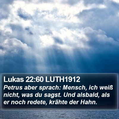 Lukas 22:60 LUTH1912 Bible Verse Image