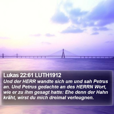 Lukas 22:61 LUTH1912 Bible Verse Image