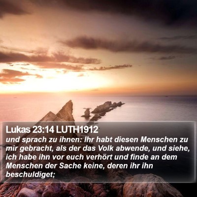 Lukas 23:14 LUTH1912 Bible Verse Image