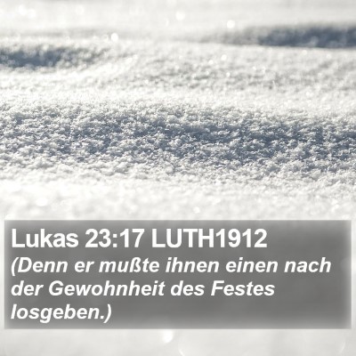 Lukas 23:17 LUTH1912 Bible Verse Image