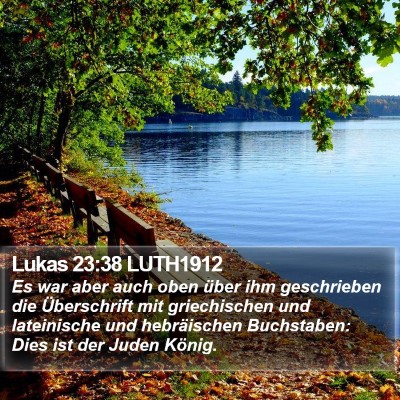 Lukas 23:38 LUTH1912 Bible Verse Image