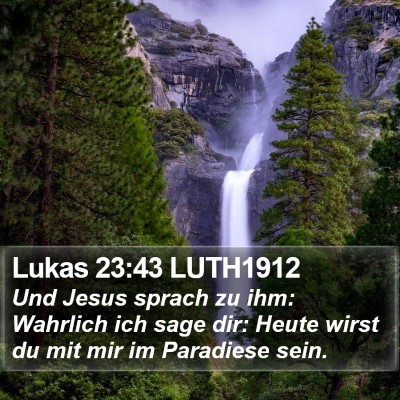 Lukas 23:43 LUTH1912 Bible Verse Image