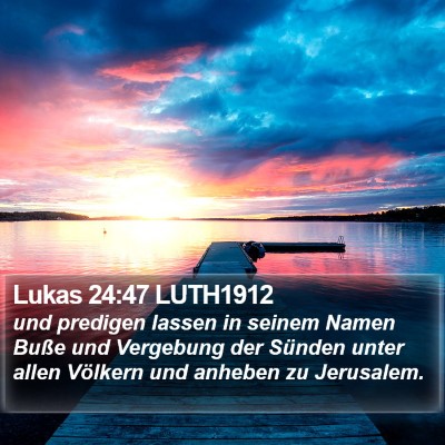 Lukas 24:47 LUTH1912 Bible Verse Image
