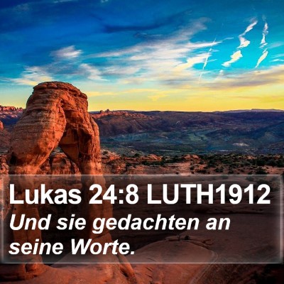 Lukas 24:8 LUTH1912 Bible Verse Image