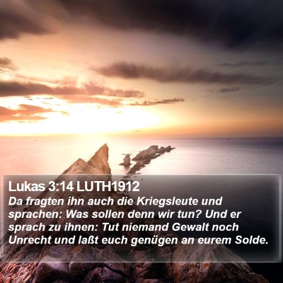 Lukas 3:14 LUTH1912 Bible Verse Image