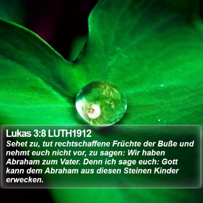 Lukas 3:8 LUTH1912 Bible Verse Image