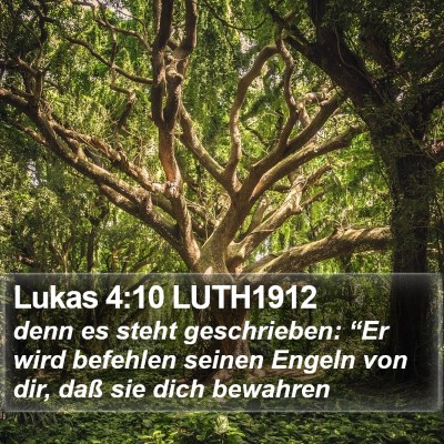 Lukas 4:10 LUTH1912 Bible Verse Image