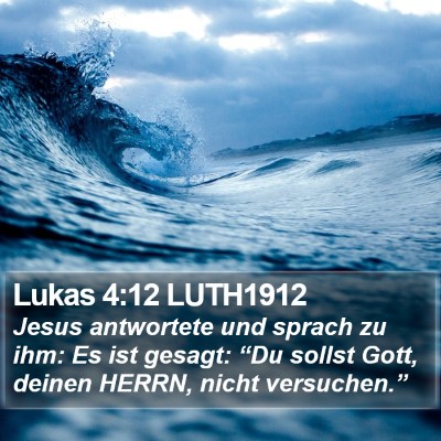 Lukas 4:12 LUTH1912 Bible Verse Image
