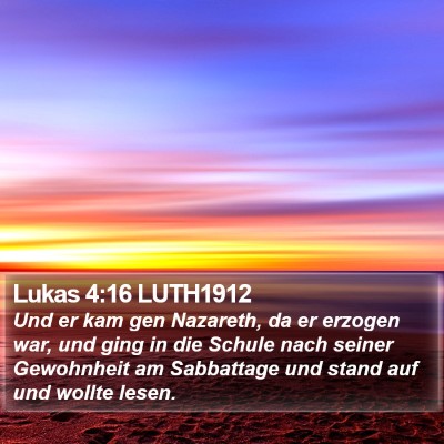 Lukas 4:16 LUTH1912 Bible Verse Image