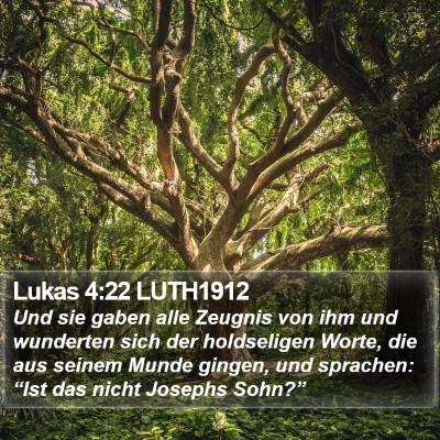 Lukas 4:22 LUTH1912 Bible Verse Image