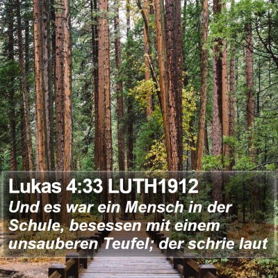 Lukas 4:33 LUTH1912 Bible Verse Image