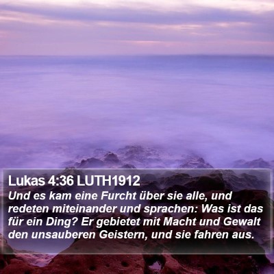 Lukas 4:36 LUTH1912 Bible Verse Image