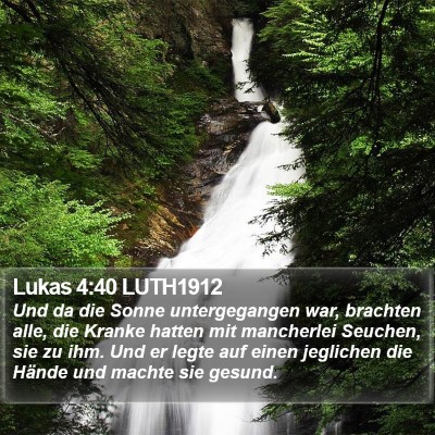 Lukas 4:40 LUTH1912 Bible Verse Image