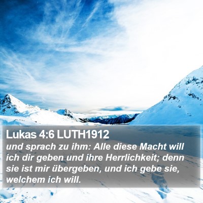 Lukas 4:6 LUTH1912 Bible Verse Image