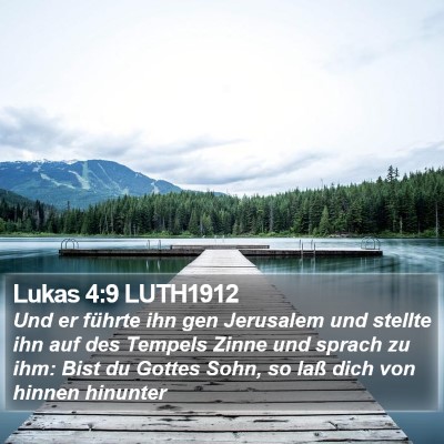 Lukas 4:9 LUTH1912 Bible Verse Image