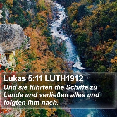 Lukas 5:11 LUTH1912 Bible Verse Image