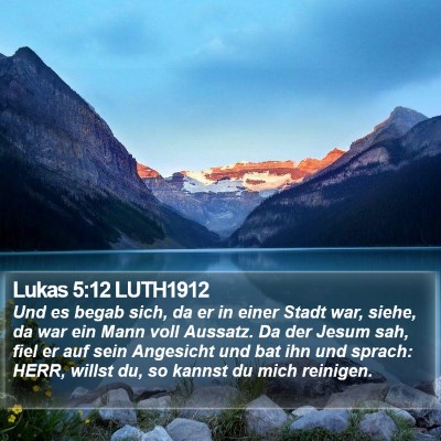 Lukas 5:12 LUTH1912 Bible Verse Image