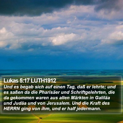 Lukas 5:17 LUTH1912 Bible Verse Image