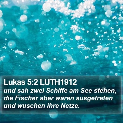 Lukas 5:2 LUTH1912 Bible Verse Image