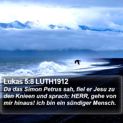 Lukas 5:8 LUTH1912 Bible Verse Image
