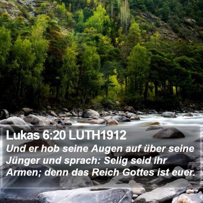 Lukas 6:20 LUTH1912 Bible Verse Image