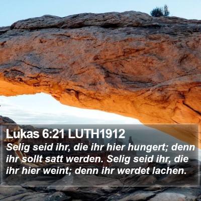 Lukas 6:21 LUTH1912 Bible Verse Image