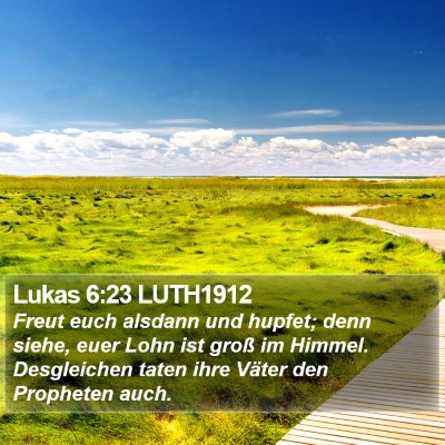 Lukas 6:23 LUTH1912 Bible Verse Image