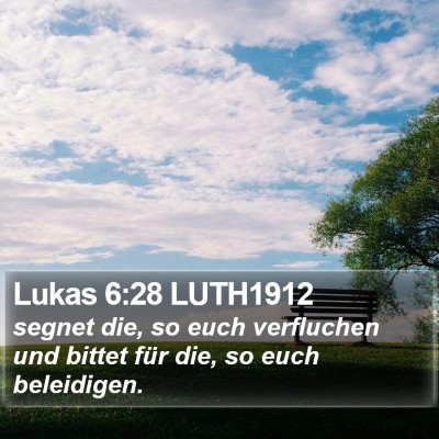 Lukas 6:28 LUTH1912 Bible Verse Image