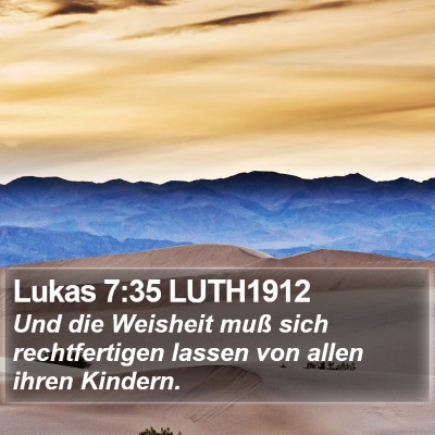 Lukas 7:35 LUTH1912 Bible Verse Image
