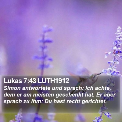 Lukas 7:43 LUTH1912 Bible Verse Image