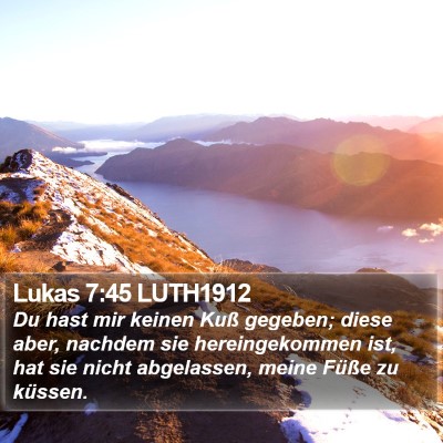 Lukas 7:45 LUTH1912 Bible Verse Image