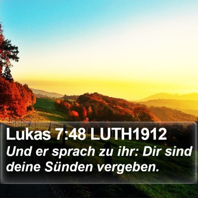 Lukas 7:48 LUTH1912 Bible Verse Image