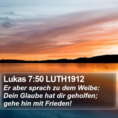 Lukas 7:50 LUTH1912 Bible Verse Image