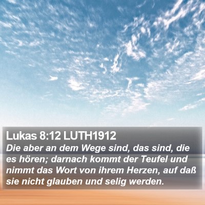 Lukas 8:12 LUTH1912 Bible Verse Image