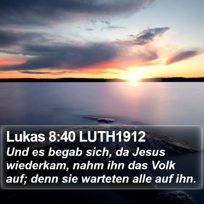 Lukas 8:40 LUTH1912 Bible Verse Image