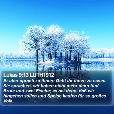 Lukas 9:13 LUTH1912 Bible Verse Image