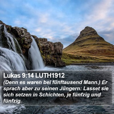 Lukas 9:14 LUTH1912 Bible Verse Image