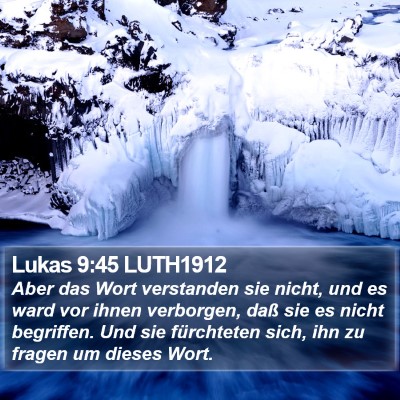 Lukas 9:45 LUTH1912 Bible Verse Image