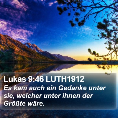 Lukas 9:46 LUTH1912 Bible Verse Image