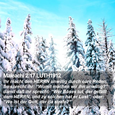 Maleachi 2:17 LUTH1912 Bible Verse Image