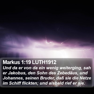 Markus 1:19 LUTH1912 Bible Verse Image