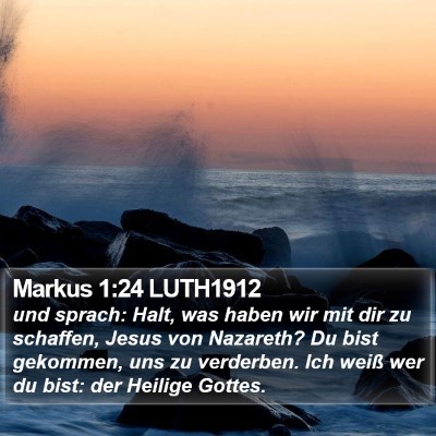 Markus 1:24 LUTH1912 Bible Verse Image