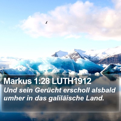 Markus 1:28 LUTH1912 Bible Verse Image