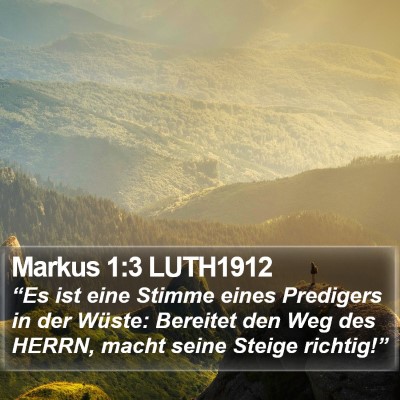 Markus 1:3 LUTH1912 Bible Verse Image
