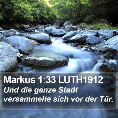 Markus 1:33 LUTH1912 Bible Verse Image