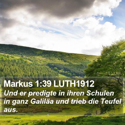 Markus 1:39 LUTH1912 Bible Verse Image