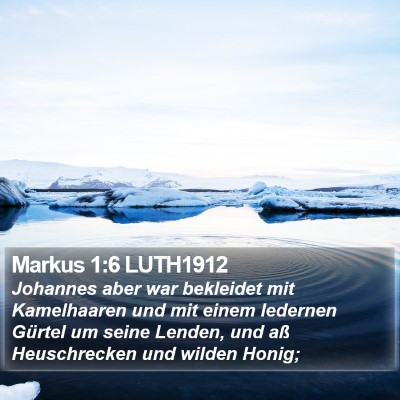 Markus 1:6 LUTH1912 Bible Verse Image