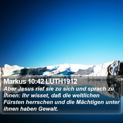 Markus 10:42 LUTH1912 Bible Verse Image