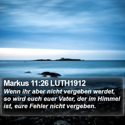 Markus 11:26 LUTH1912 Bible Verse Image