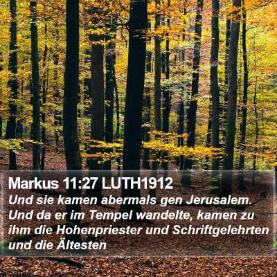Markus 11:27 LUTH1912 Bible Verse Image